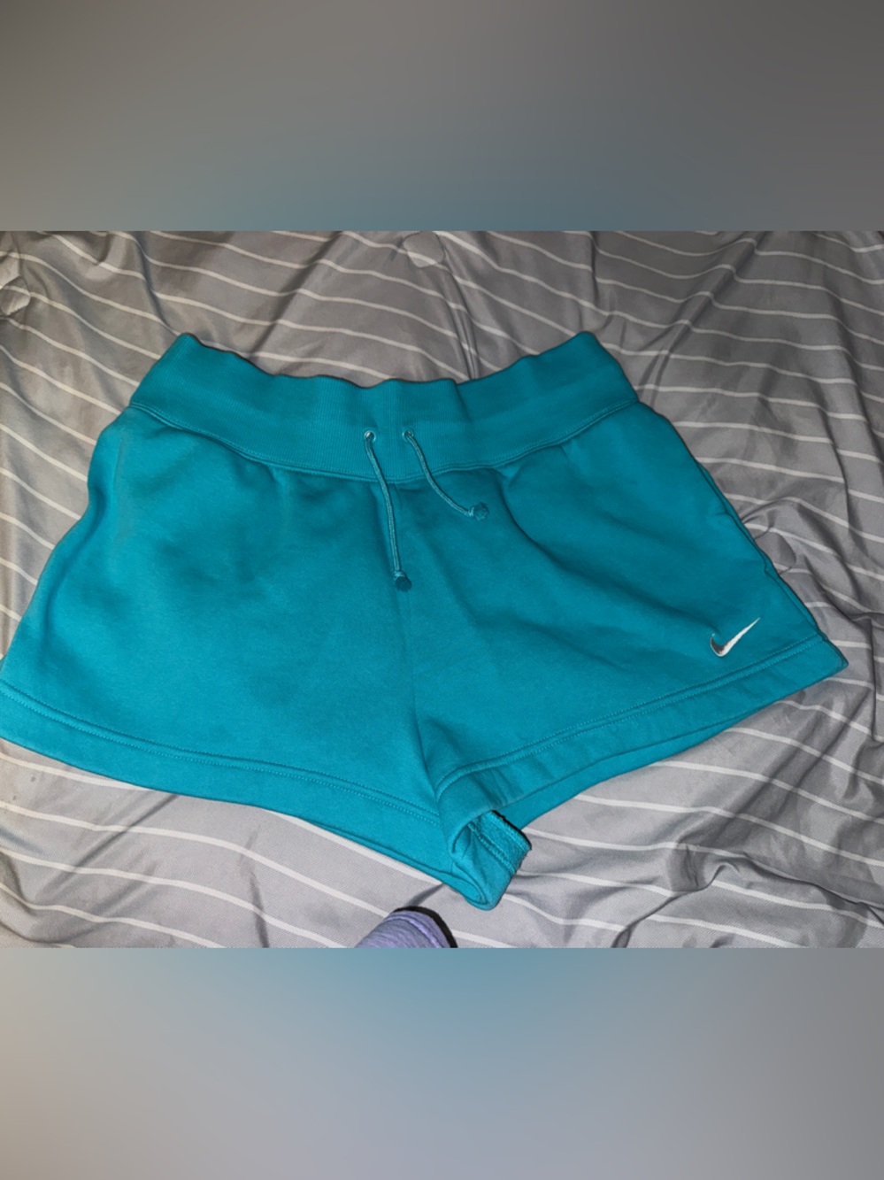 Nike Turquoise Athletic Lounge Shorts